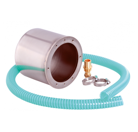 Закладная деталь прожектора 110/113 мм, со шлангом для кабеля, V4A (пленка)