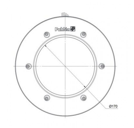 Прожектор Pahlen Marine CA 170VS-WW LED 18 Вт, круг 288 мм, белый теплый (пленка)