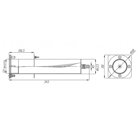Закладная прожектора Xenozone (плитка)