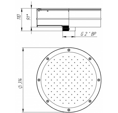 Гейзер Д 310, АС пленка (AISI 316L)