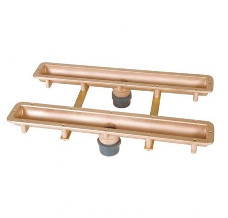 Закладная часть аэромассажа FitStar air-bubble, короткая (482 мм), 2 выхода для соленой воды (пленка)