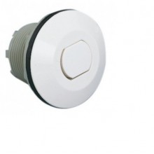 Пневмокнопка OSF круглая, цвет белый, пластик, 1 1/4"