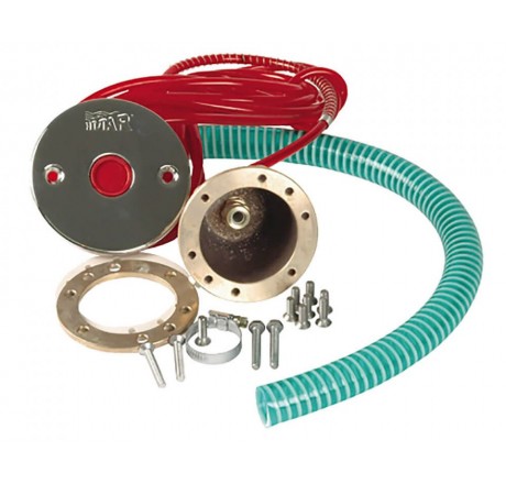 Пневмокнопка из нерж. стали Hugo Lahme c закладной, пленка