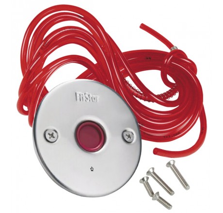 Пневмокнопка из нерж. стали Hugo Lahme , без закладной для соленой воды (пленка)