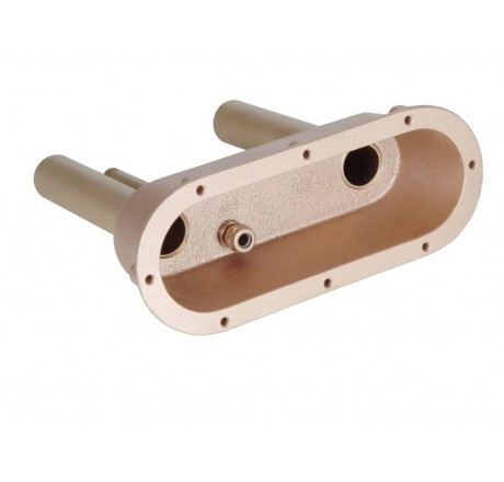 Закладная пневмокнопки Fitstar с двумя регуляторами (плитка)