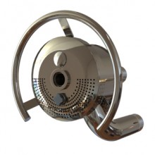 Лицевая панель противотока АС 54 м3/ч с сенс. кнопкой с регулятором воздуха AISI 316L