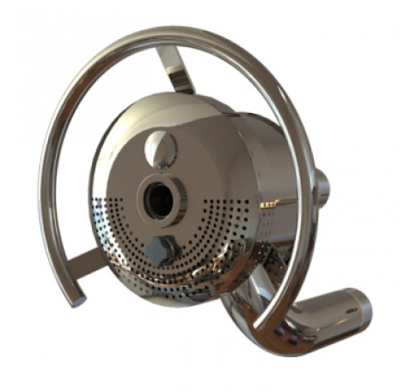 Лицевая панель противотока АС 54 м3/ч с сенс. кнопкой с регулятором воздуха AISI 316L