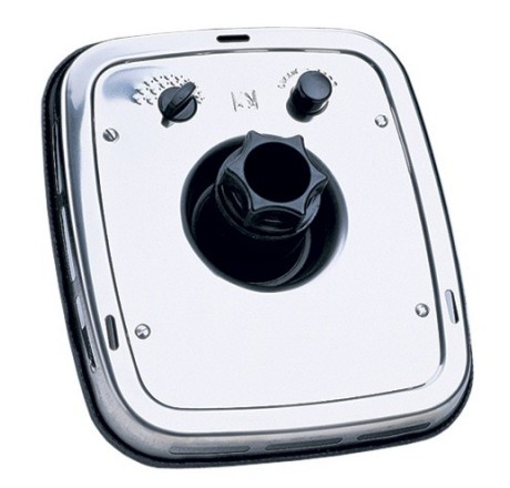 Прямоугольная лицевая панель противотока Marlin, нерж. сталь