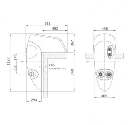 Противоток навесной BADU Jet Stella 75 м3/ч, 3.74 кВт, 220/380В, LED прожектор белый Противоток навесной BADU Jet Stella 75 м3/ч, 3.74 кВт, 220/380В, LED прожектор белый