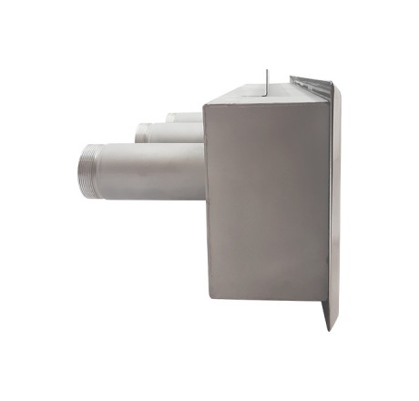 Лицевая панель противотока Xenozone 150 м3/ч c тремя соплами AISI 316, пленка