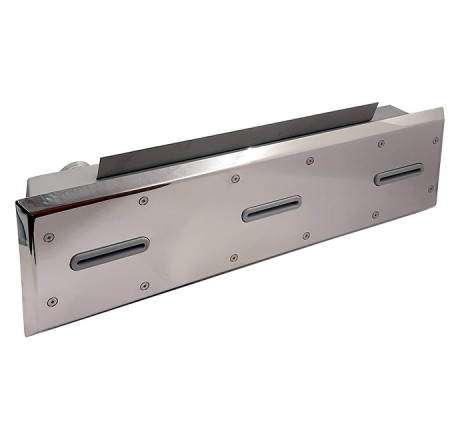 Лицевая панель противотока Xenozone 150 м3/ч c тремя соплами AISI 316, пленка