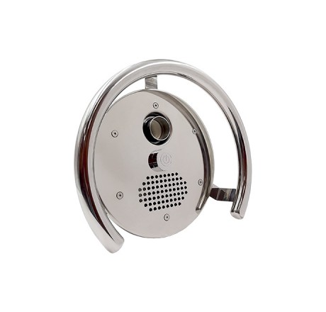 Лицевая панель противотока Xenozone 50 м3/ч c пневмокнопкой AISI 316, пленка