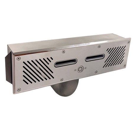 Лицевая панель противотока узкая, Xenozone 75 м3/ч c пьезокнопкой, пленка