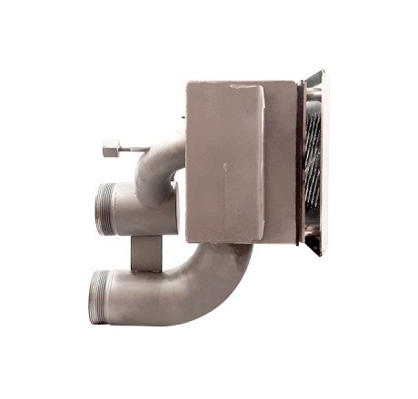 Лицевая панель противотока узкая, Xenozone 75 м3/ч c пьезокнопкой, пленка