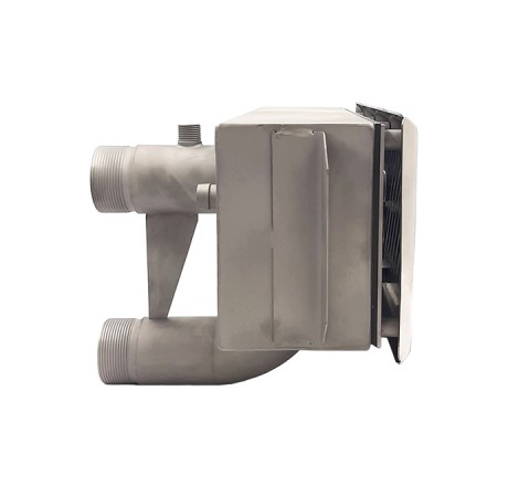 Лицевая панель противотока узкая, Xenozone 50 м3/ч c пьезокнопкой AISI 316, пленка