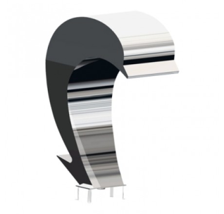 Водопад Дельфин, Змеиная кожа, АС (AISI 316L)