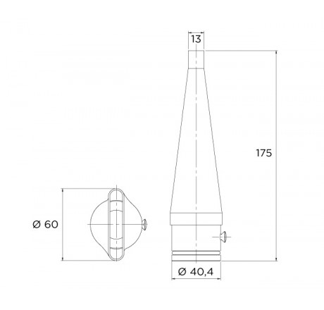 Насадка для водяной пушки Flexinox Cannon Jet Thaiti B
