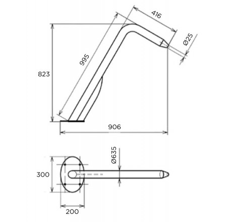 Водяная пушка Flexinox Cannon Jet Fidji Circular (без закладной детали)