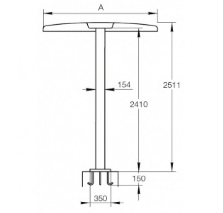 Водопад Flexinox Niagara (верхняя часть) (д. 1,7м, красный)