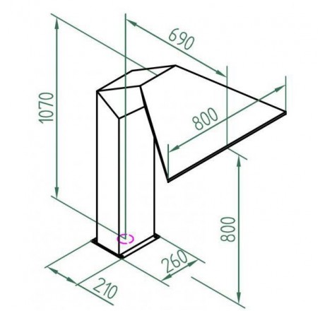 Водопад FitStar Standard, насос 2,6 кВт