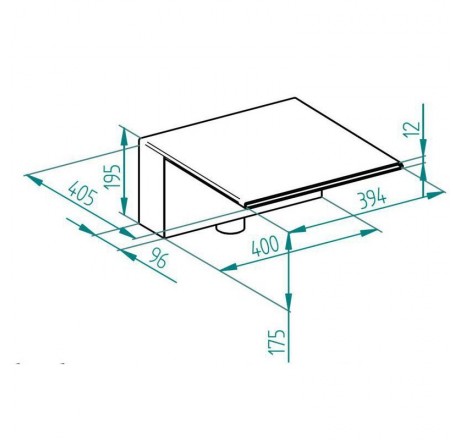 Водопад для монтажа в стену FitStar Helgoland, насос 0,5 кВт