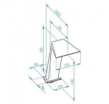 Водопад FitStar Baltrum, нерж.сталь, насос 0,5 кВт