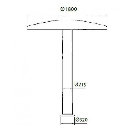 Комплект водопада FitStar Wasserpilze (Гриб), Тип 1800