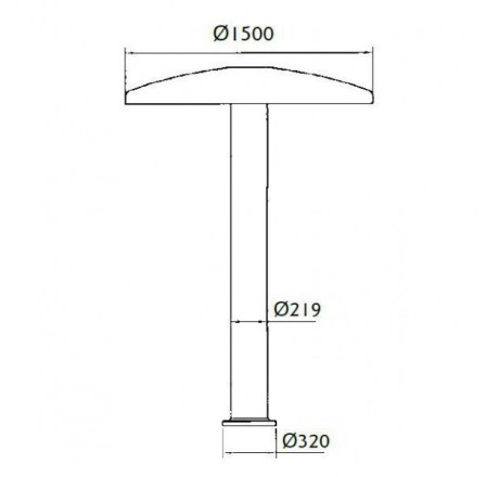 Комплект водопада FitStar Wasserpilze (Гриб), Тип 1500