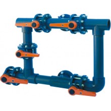 Пятивентильная группа 160 -160 мм PVC-U
