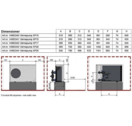 Тепловой насос Pahlen Calidi XP15 (15,0 кВт)