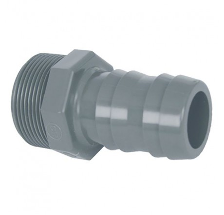 Адаптер шланговый резьбовой нПВХ 40-1 1/2"