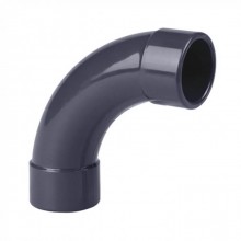 Угол плавный нПВХ 90 гр. 125мм
