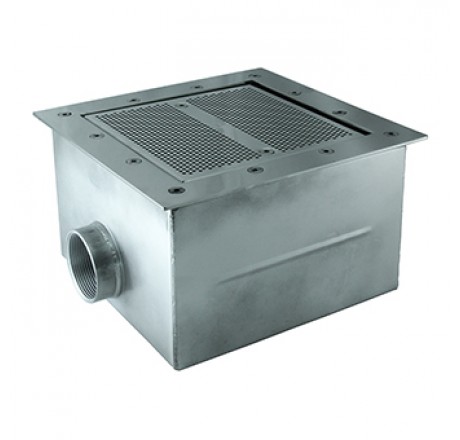 Донный слив 2" ВР, 250х250, АС