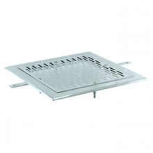 Решетка донного слива 300х300, плитка (AISI 316L), АС