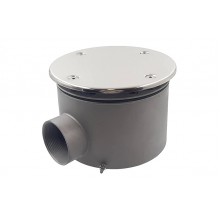 Донный слив Xenozone круглый 185х100 с антивихревой крышкой (плитка)