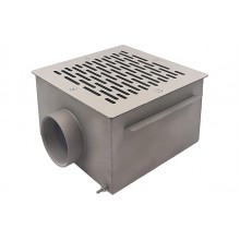 Донный слив Xenozone квадратный 350х350х150 (плитка)