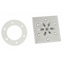 Рамка декоративная из нерж.стали для донной форсунки CUBE (90мм)