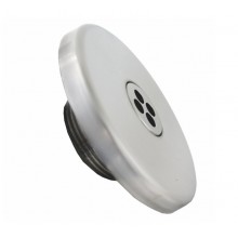 Форсунка круглая из нерж.стали 4х7,9 мм, 2,8-3,5* м3/ч,М45х1,5 с фланцем, (пленка)