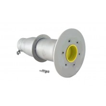 Стеновой проход с увеличенной прижимной частью из нерж.стали, ВР 2", 250 мм (пленка)