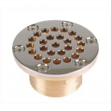 Выпуск переливного лотка d 108 мм,длина 100 мм,2 1/2"НР, Hugo Lahme(плитка)