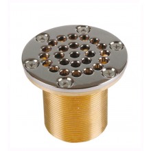 Выпуск переливного лотка d 92,5 мм, длина 70 мм, 2"НР, 1 1/2" ВР, Hugo Lahme(плитка)