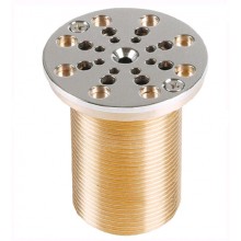 Выпуск переливного лотка d 66 мм,длина 70мм,1 1/2"НР, Hugo Lahme(плитка)