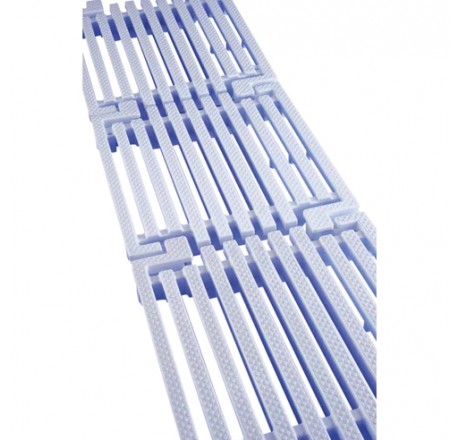 Переливная решетка жесткая 24x245 мм