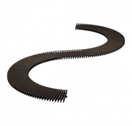 Переливная решетка Rewo (шлифованное дерево), 130-245 х 14 х 34 мм, венге