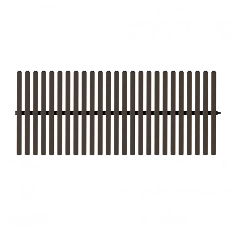 Переливная решетка Rewo (шлифованное дерево), 130-245 х 14 х 34 мм, венге