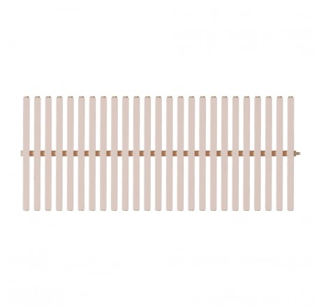 Переливная решетка Rewo (шлифованное дерево), 130-245 х 14 х 34 мм, выбеленный дуб
