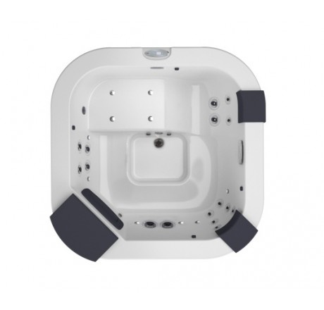 Jacuzzi СПА бассейн White 190x190x80см Delfi Pro(без обшивки,с нагреват. 3кВт)