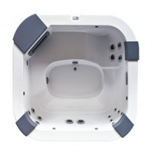 Jacuzzi СПА бассейн White 215x190x80 см Delos (без обшивки)