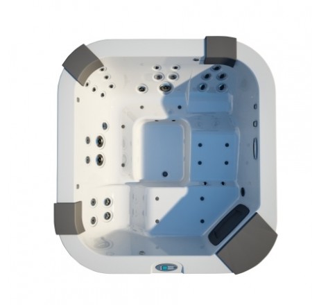 Jacuzzi СПА бассейн White 230x215x90см Santorini Pro(без обшивки,с нагреват. 3кВт)