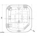 Jacuzzi СПА бассейн White 230x215x90см Santorini Pro(без обшивки,с нагреват. 3кВт)